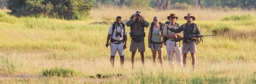 Walking safaris Botswana