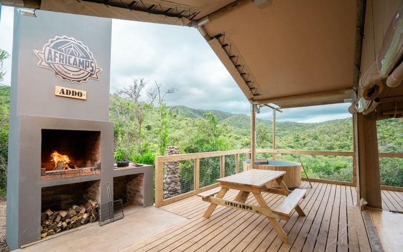 AfriCamps-ADDO-Braaioutside