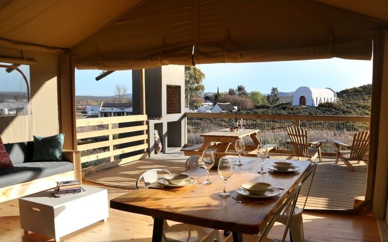AfriCamps-Karoo,Hex-Dining