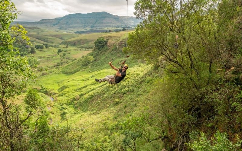 AfriCamps-Champagne-Zipline