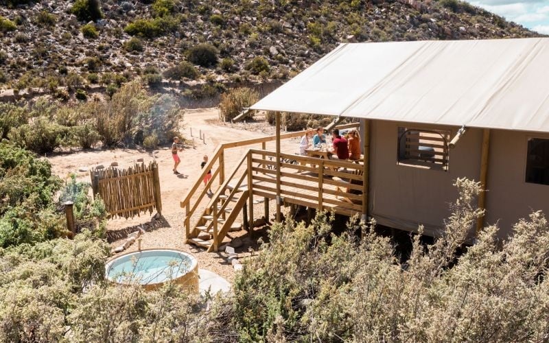 AfriCamps-Karoo,Hex-Tent