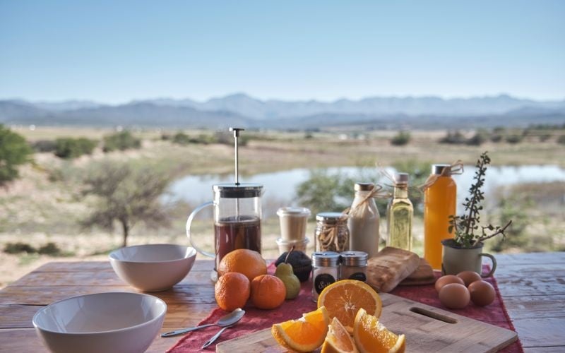 AfriCamps-KleinKaroo-Breakfast