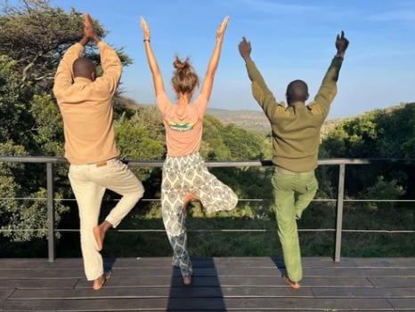 Yoga in The Wild at Entumoto