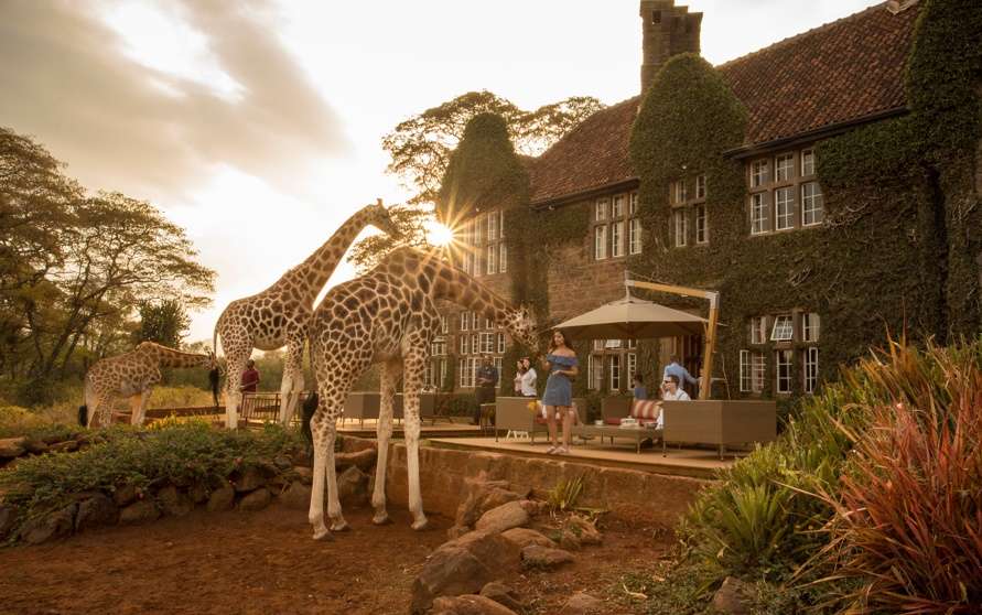 The Giraffe Manor in Nairobi, Kenya