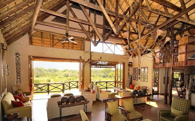 The five-star Lukimbi Safari Lodge enjoys a prime wildlife destination in the southern section of the Kruger National Park.